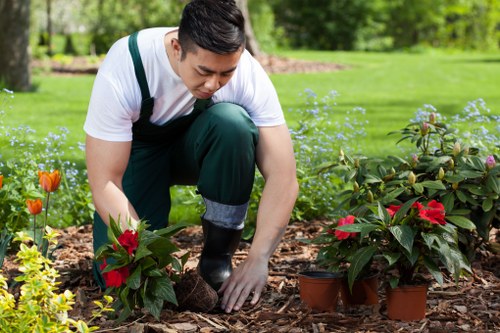 Charity partnership reusing garden items and surplus materials